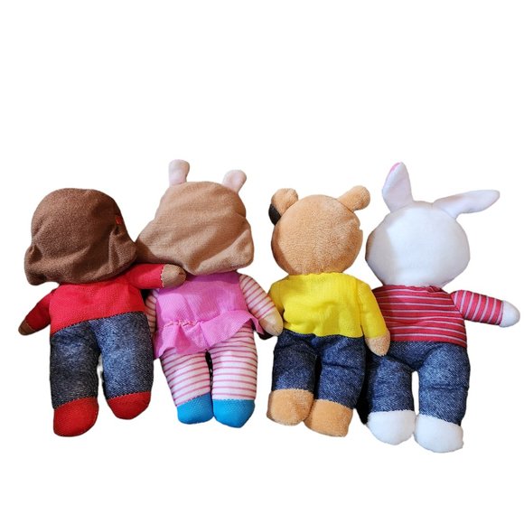 2023 PBS Kids Arthur Marc Brown Stuffed Plush Set of 4 Characters by Greenbrier - Picture 2 of 2
